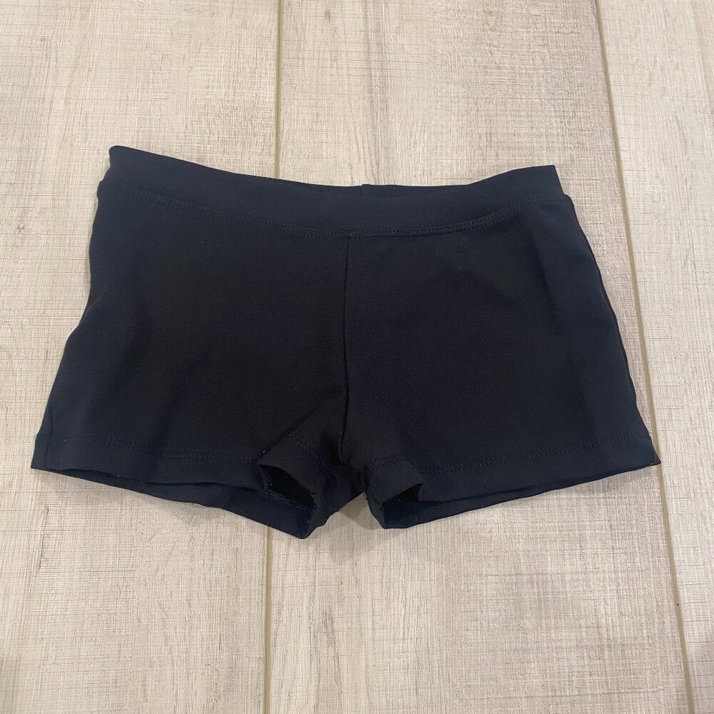 Capezio Black Booty Shorts